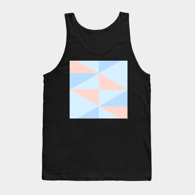 colour pastel chevron Tank Top by iambolders